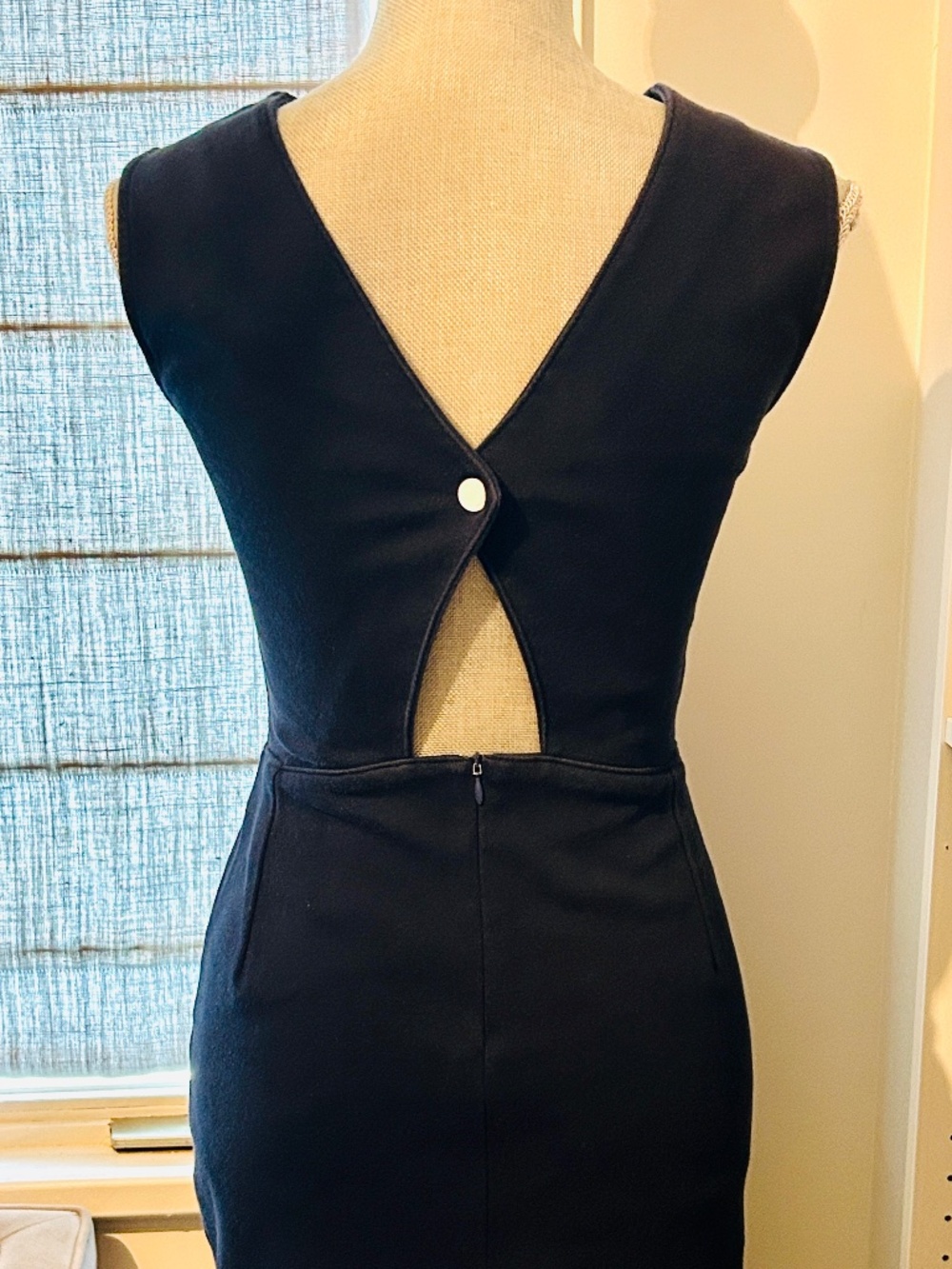 Petite Bateau XS women’s Open-back Sleeveless dress in navy